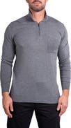 Maceoo Knitted Passion Quarter Zip Sweater