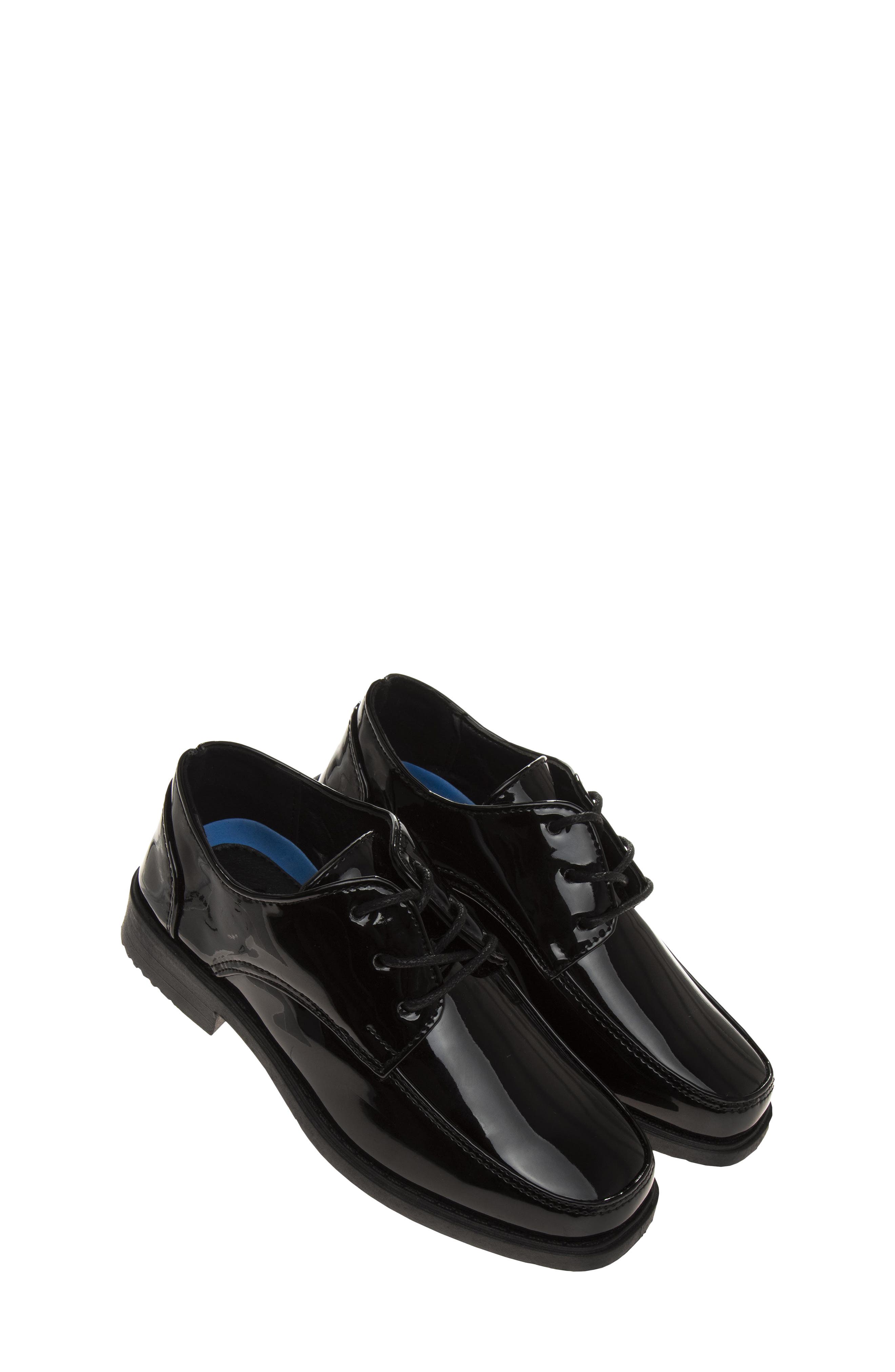 Kids' Classic Oxford, Alternate, color, BLACK PATENT