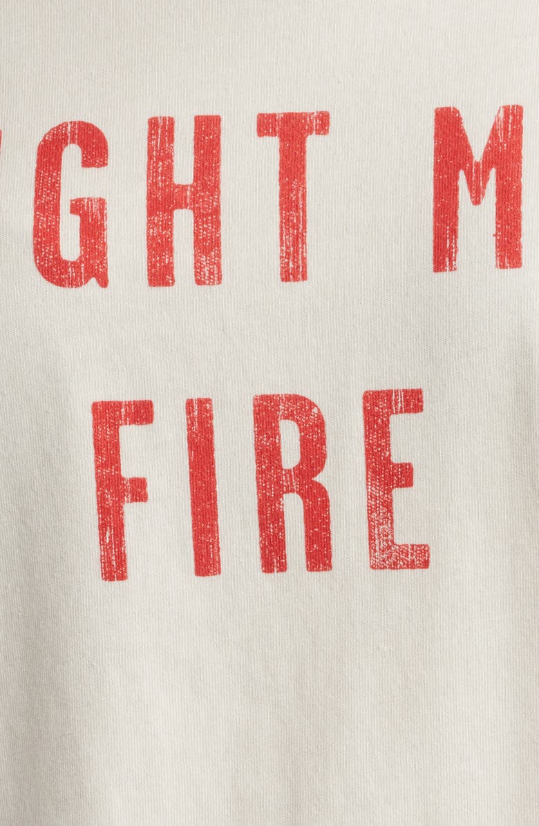 Daydreamer The Doors Light My Fire Cotton Graphic T-Shirt, Alternate, color, Dirty White