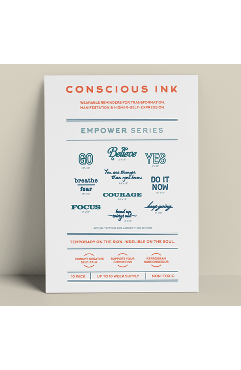 Conscious Ink Empower Variety 10-Pack, Main, color, White
