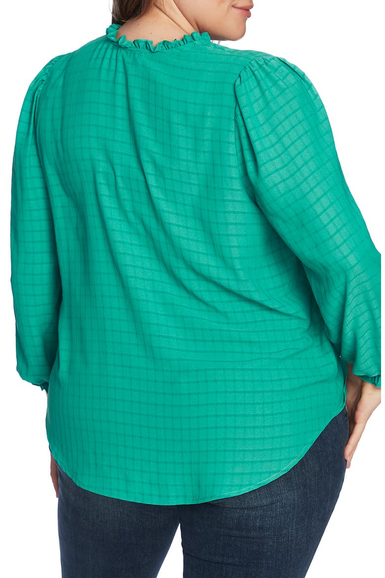 Button Front Top, Alternate, color, FRESH GRASS