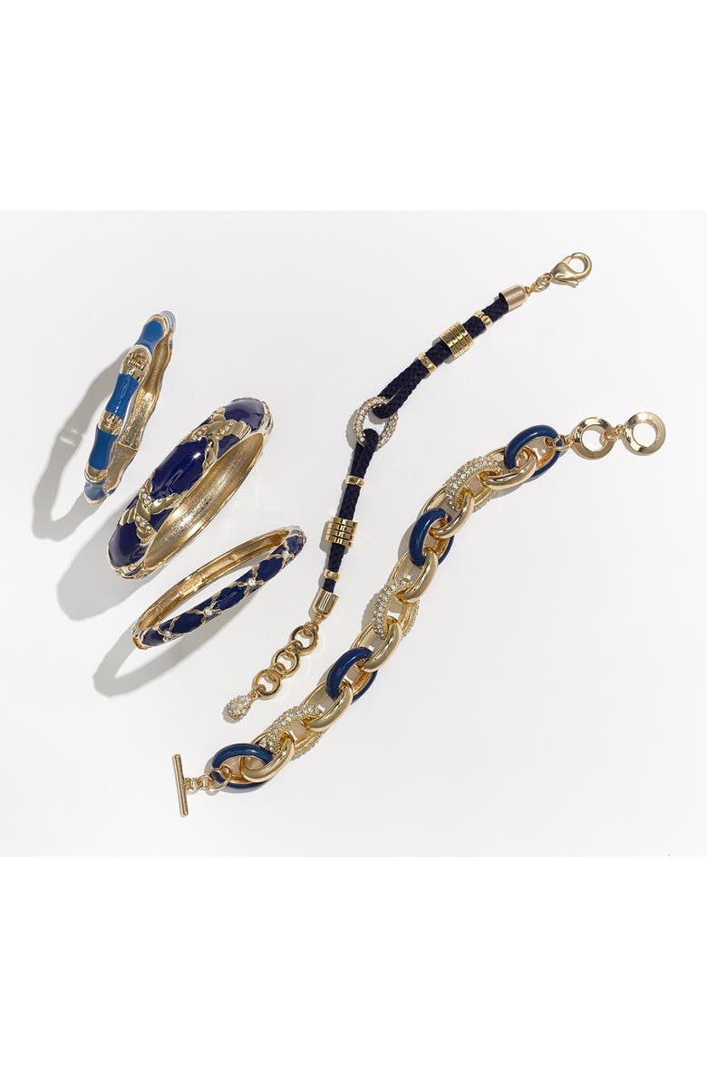 Sequin Small Bamboo Enamel Bangle, Alternate, color, 