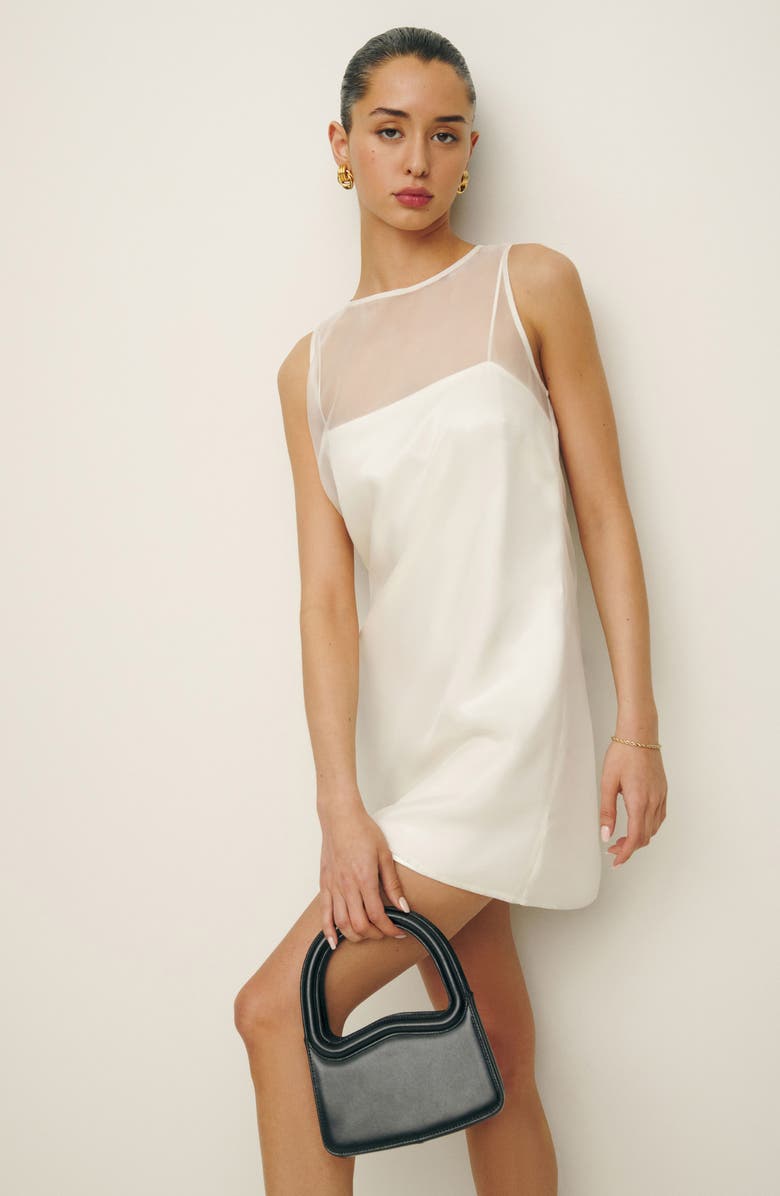 Vina Sheer Overlay Minidress