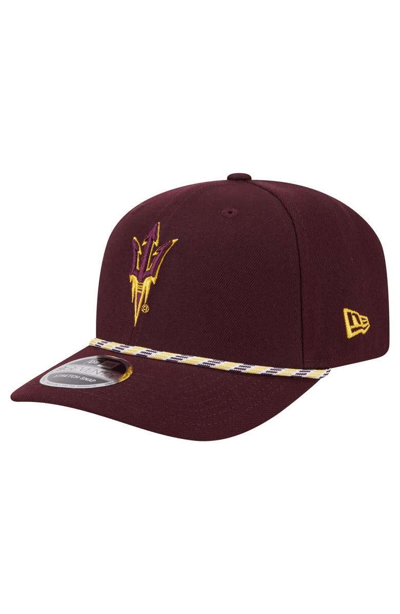 New Era Men's New Era Maroon Arizona State Sun Devils Game Day Multi-Rope 9SEVENTY Stretch-Snap Hat, Main, color, Maroon