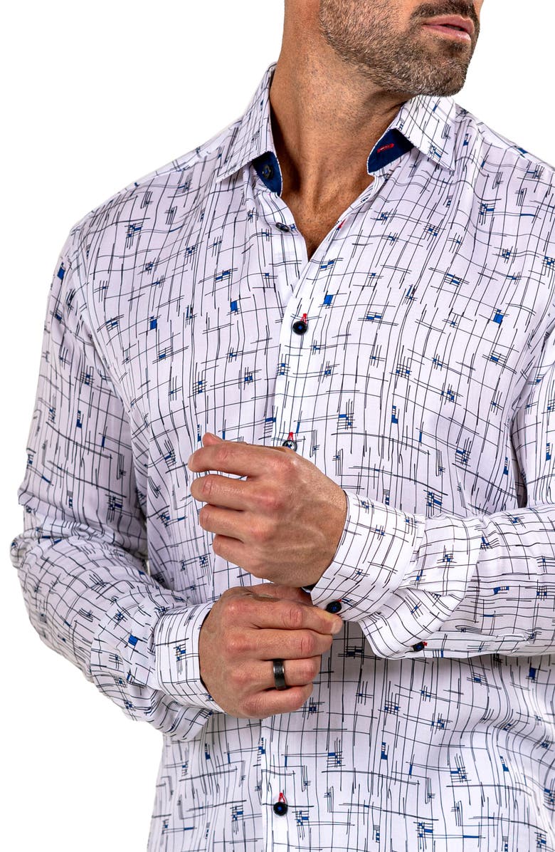Maceoo Fibonacci Marthyr 0315 Contemporary Fit Button-Up Shirt, Alternate, color, 