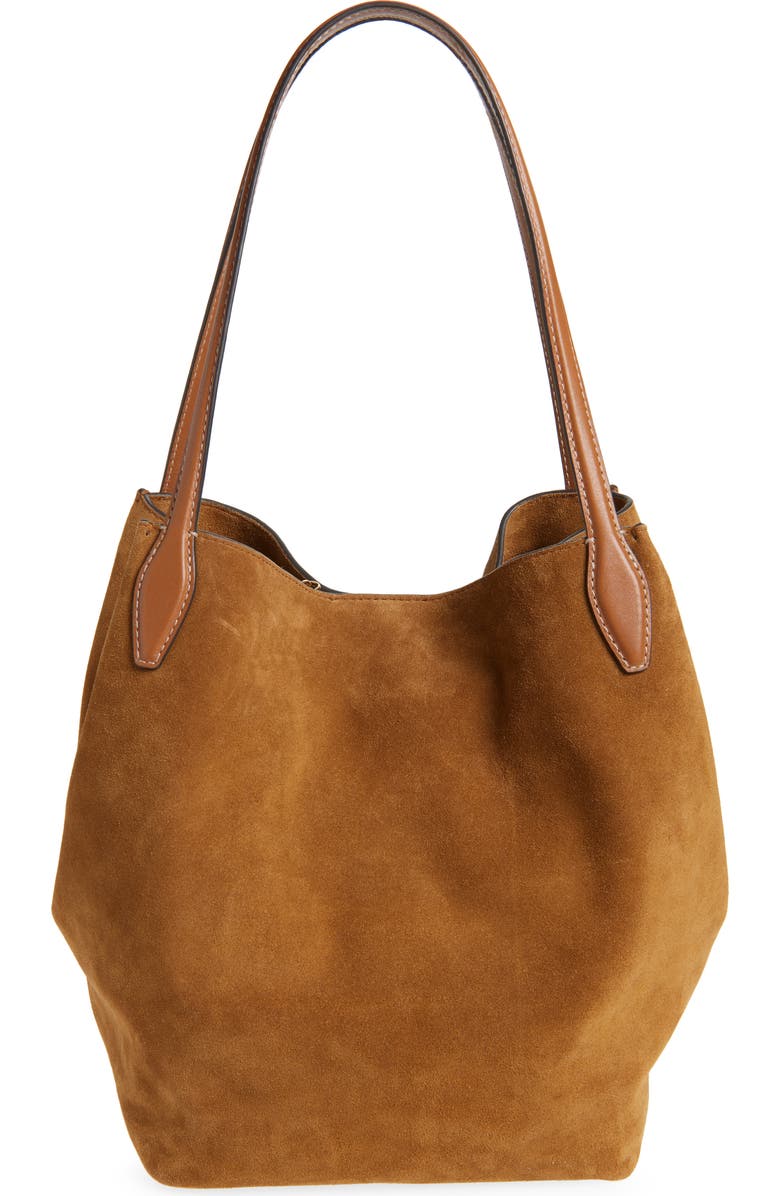 Madewell The Suede Shopper Tote, Alternate, color,