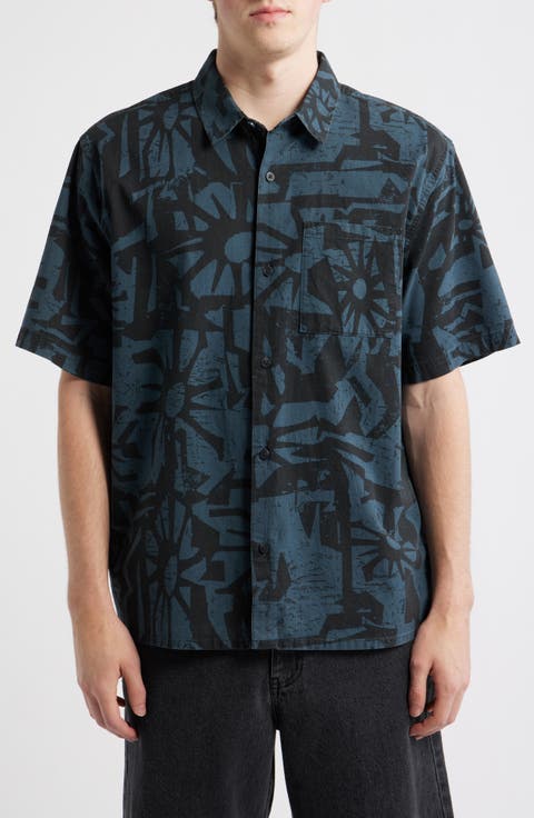 Liquid Trips Mason Short Sleeve Button-Up Shirt