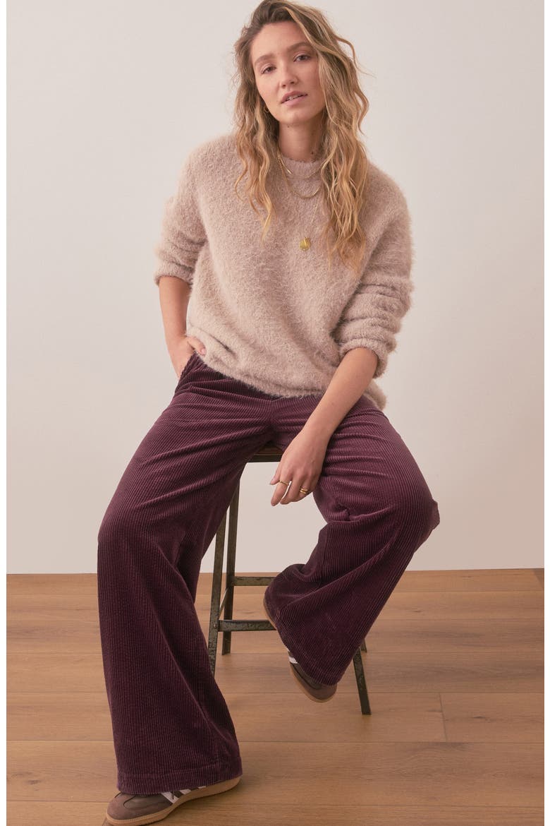 Allison Corduroy Pants, Alternate, color, WINDSOR WINE