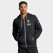 Nike Men's Nike Black New Orleans Saints Sideline Standard Issue Utility Player Dri-FIT Full-Zip Hoodie