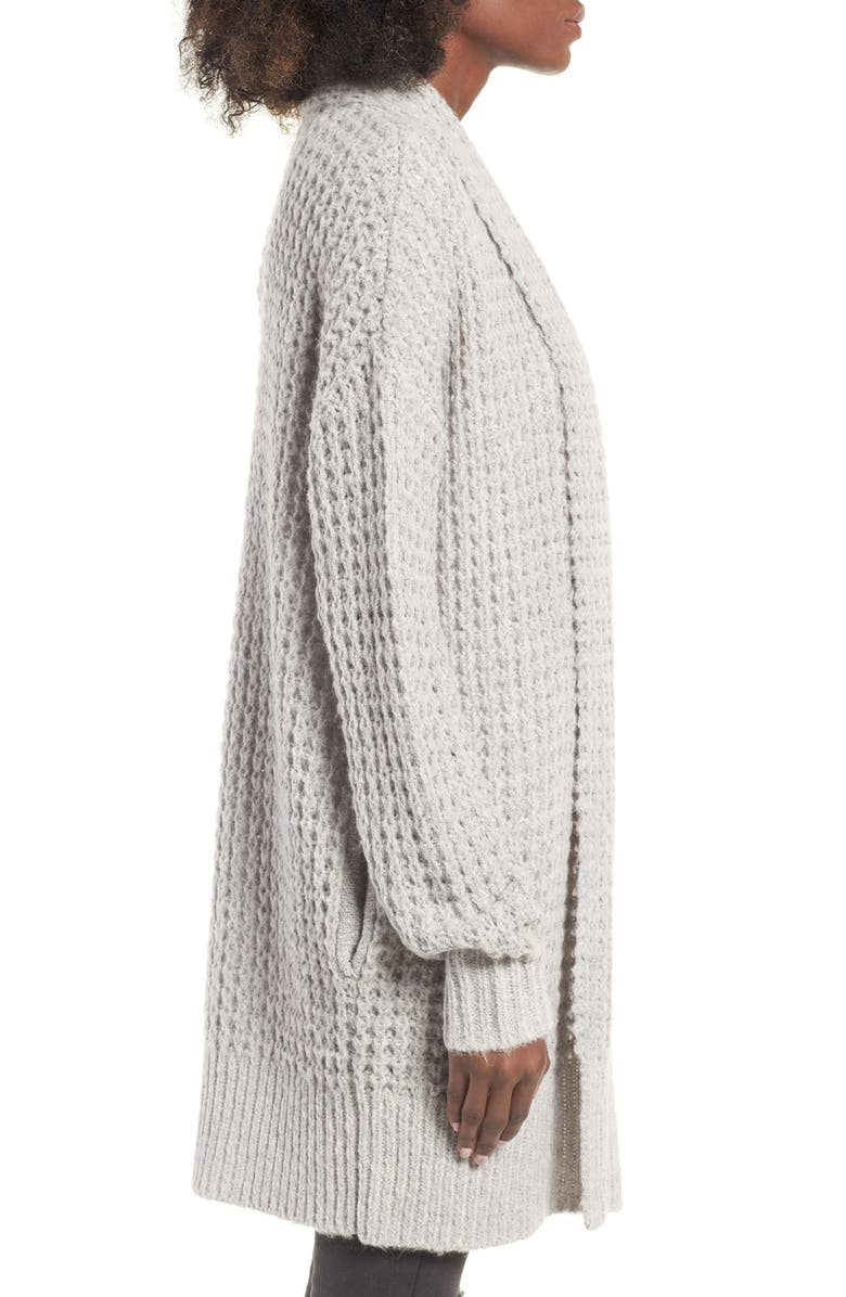 Leith Waffle Knit Cardigan, Alternate, color,