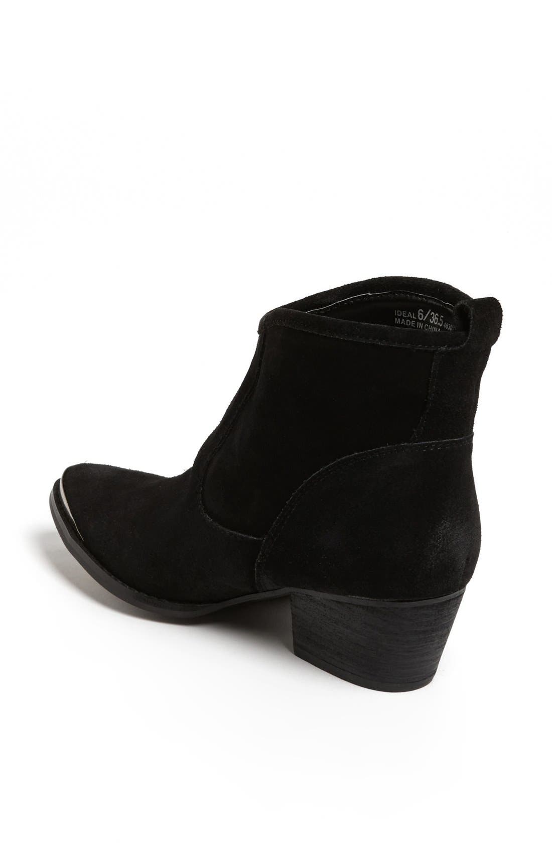 'Ideal' Bootie, Alternate, color, BLACK