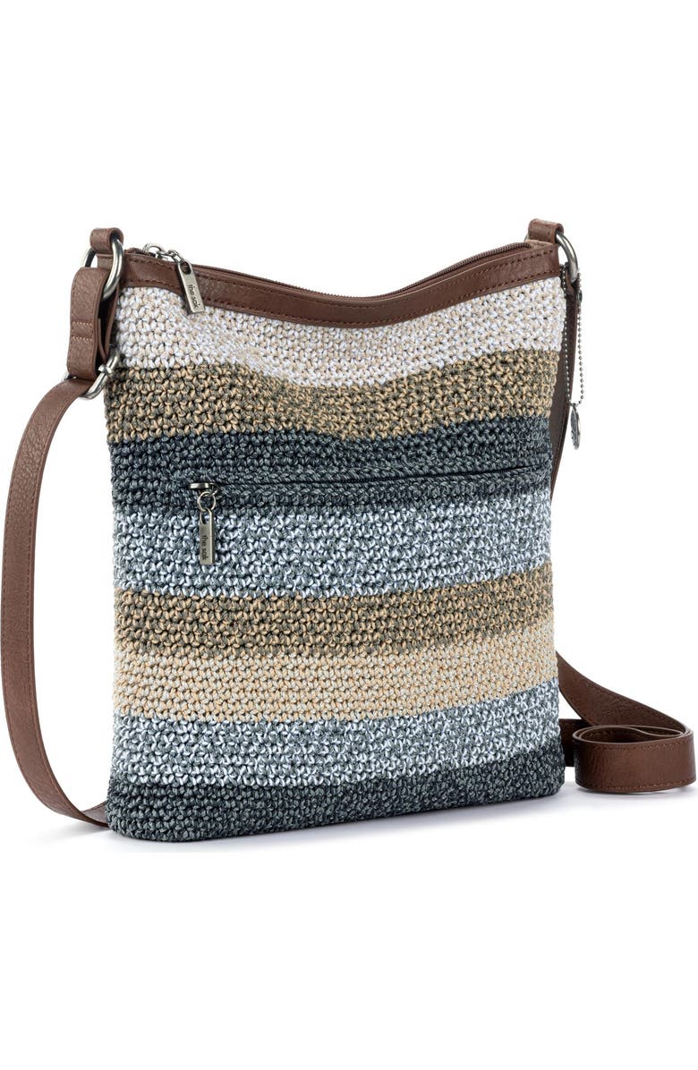 The Sak Lucia Crossbody Hand Crochet Bag, Alternate, color, Desert Stripe