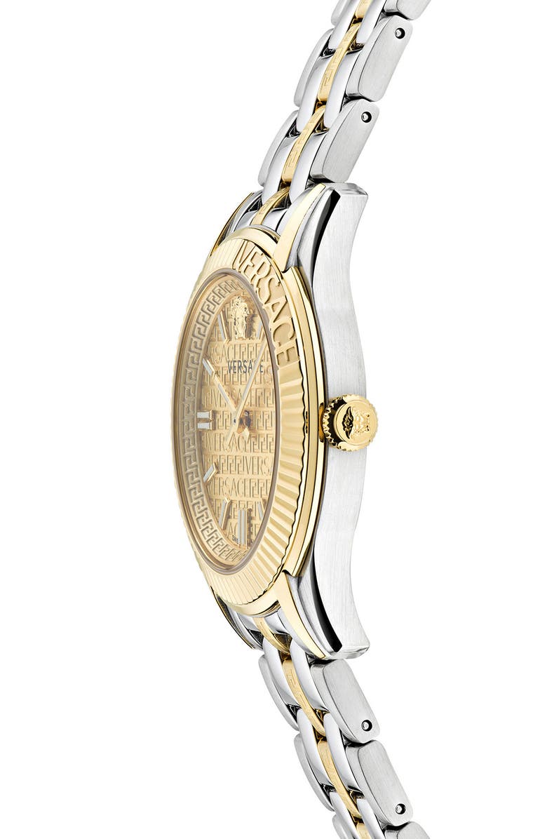 Versace Greca Time Bracelet Watch, 35mm, Alternate, color, 