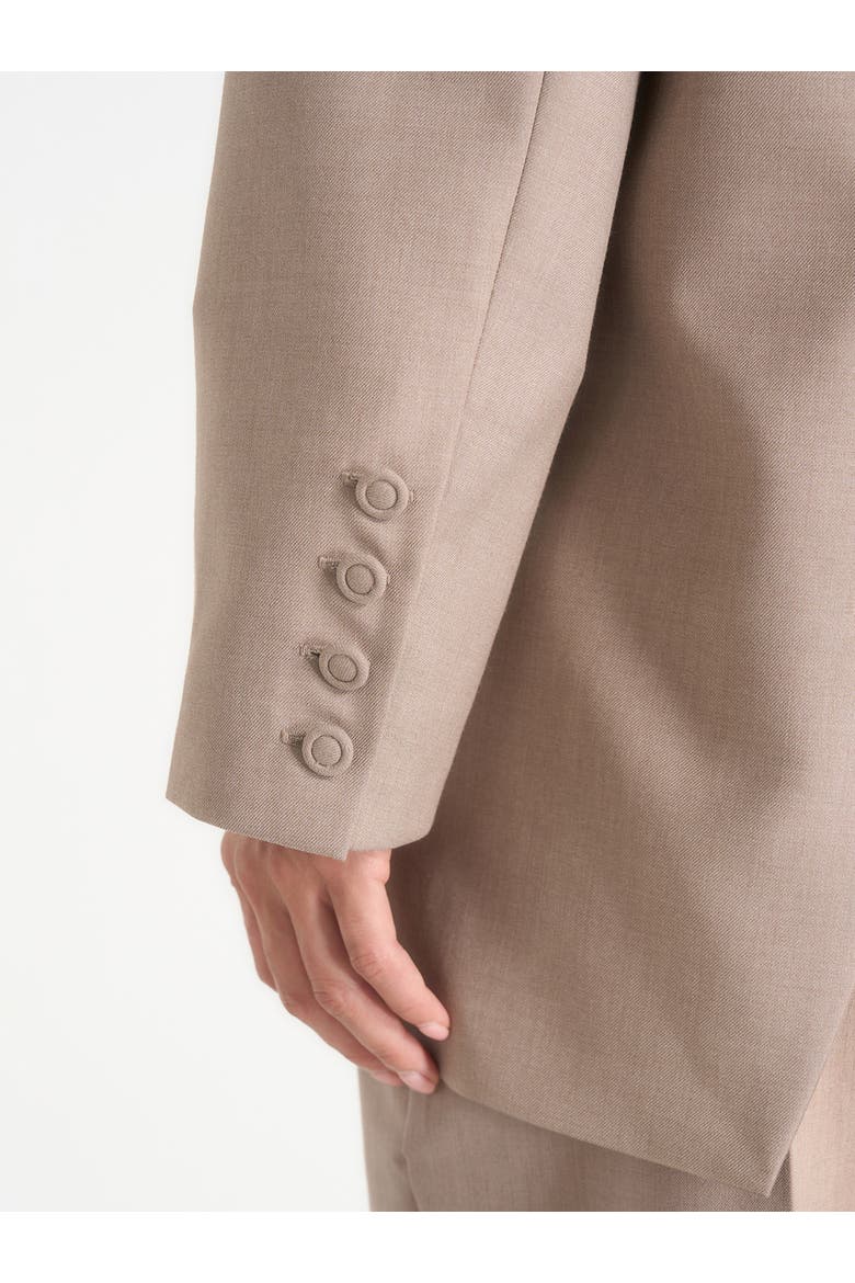 Elena Boxy Blazer, Alternate, color, Taupe