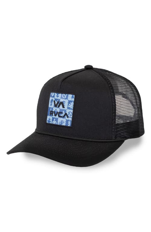 Rvca Aoki Adjustable Trucker Hat In Multi