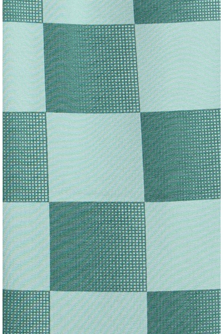 Kids' Checkerboard Stretch Cotton Sweatpants, Alternate, color, LIGHT TURQUOISE