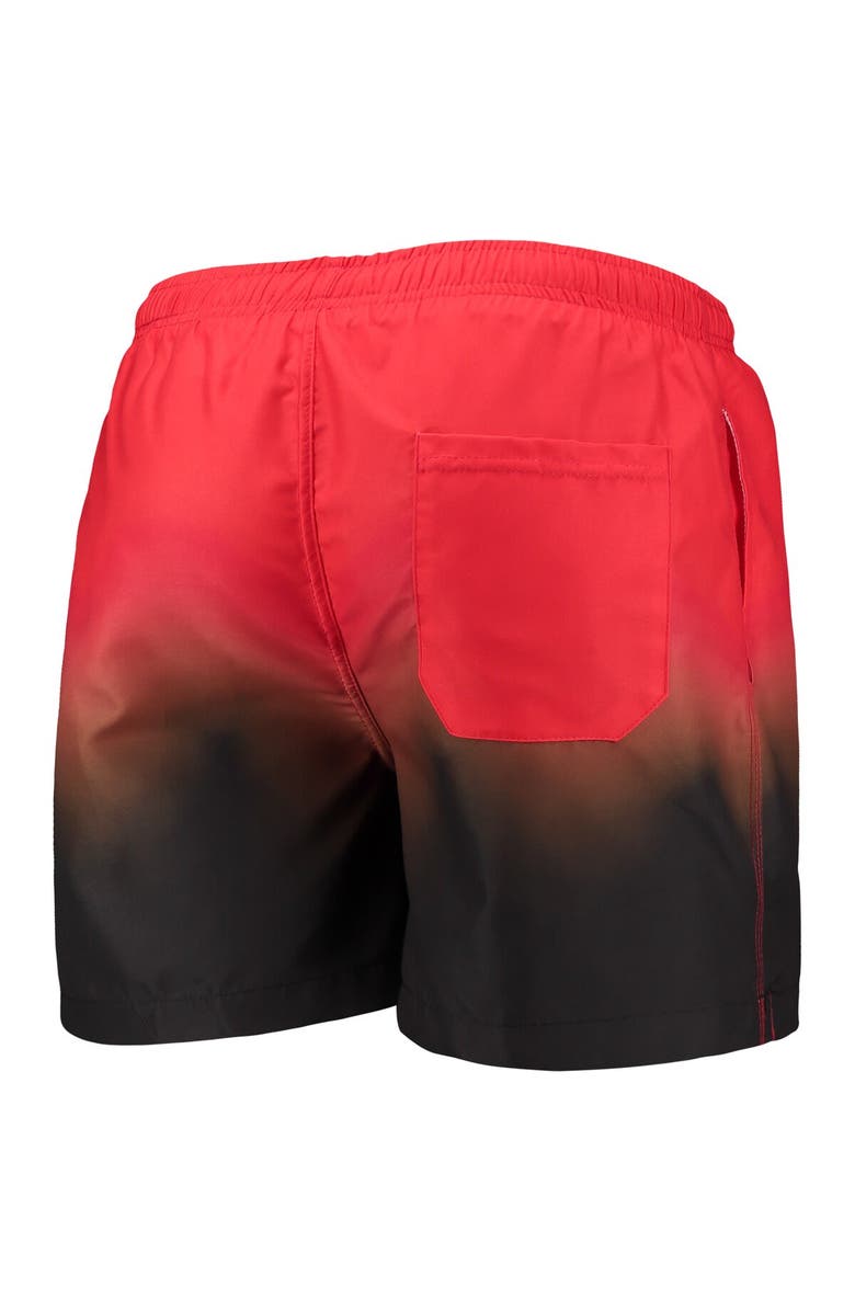 FOCO Men's FOCO Orange/Brown Cleveland Browns Dip-Dye Swim Shorts, Alternate, color, Orange