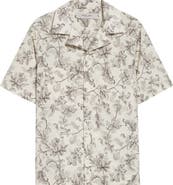 Golden Goose Boxy Floral Camp Shirt