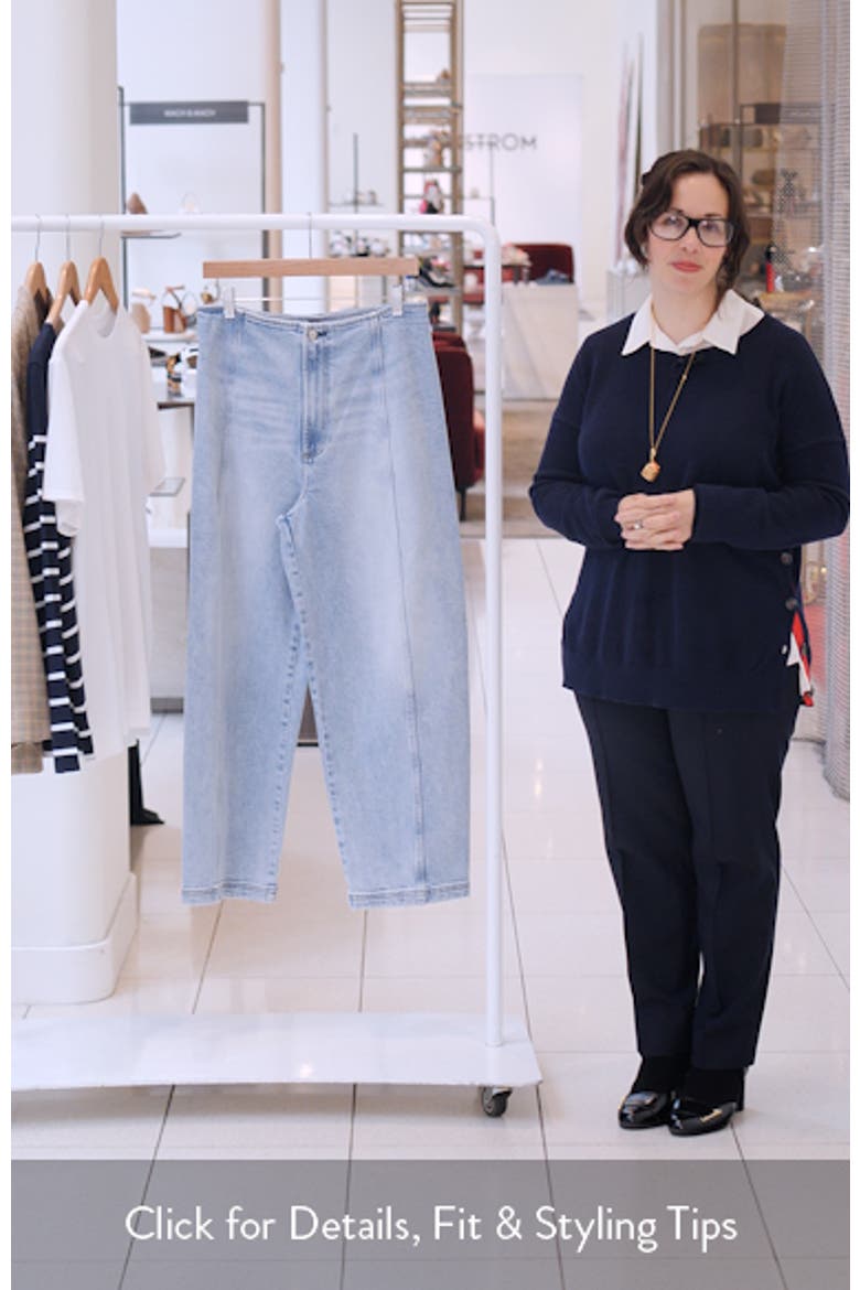 Blair Bandless High Waist Crop Barrel Jeans video