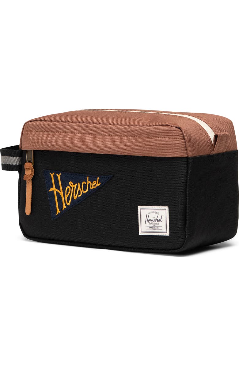 Herschel Supply Co. Chapter Travel Kit, Alternate, color, Patches Black