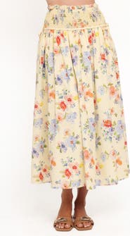 Petal & Pup Saskia Floral Print Maxi Skirt