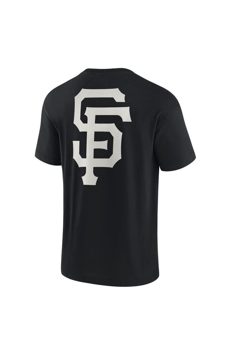 Fanatics Signature Unisex Fanatics Signature Black San Francisco Giants Elements Super Soft Short Sleeve T-Shirt, Alternate, color, Black