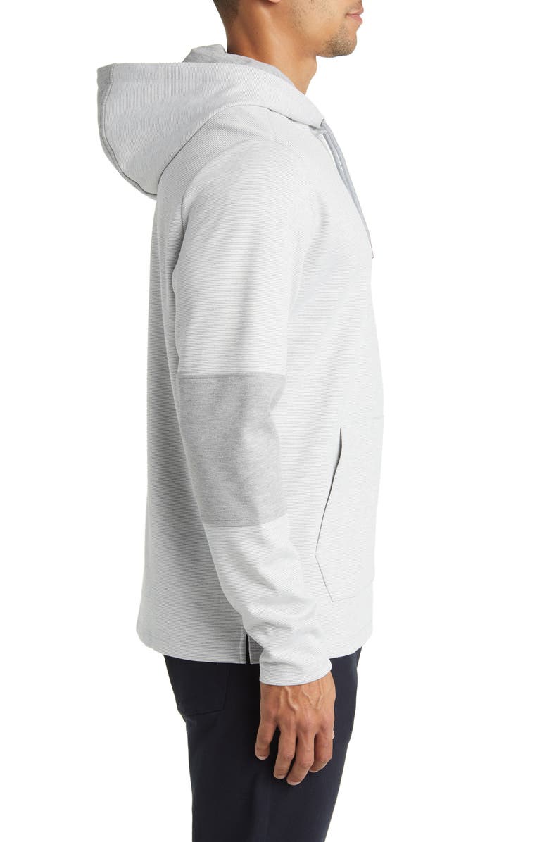 Robert Barakett Cambray Contrast Hoodie, Alternate, color, Grey