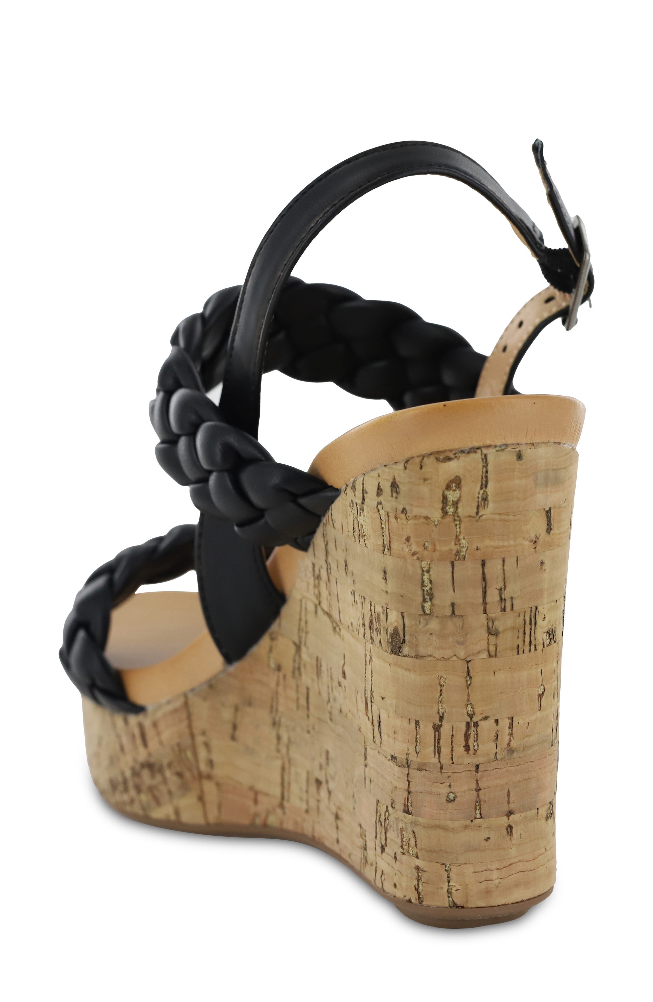 MIA Afia Platform Wedge Sandal, Alternate, color, 