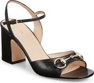 Gucci Horsebit Block Heel Sandal