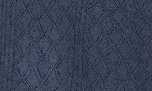 Dr2 By Daniel Rainn Pointelle Stitch Vintage Sweater In Black