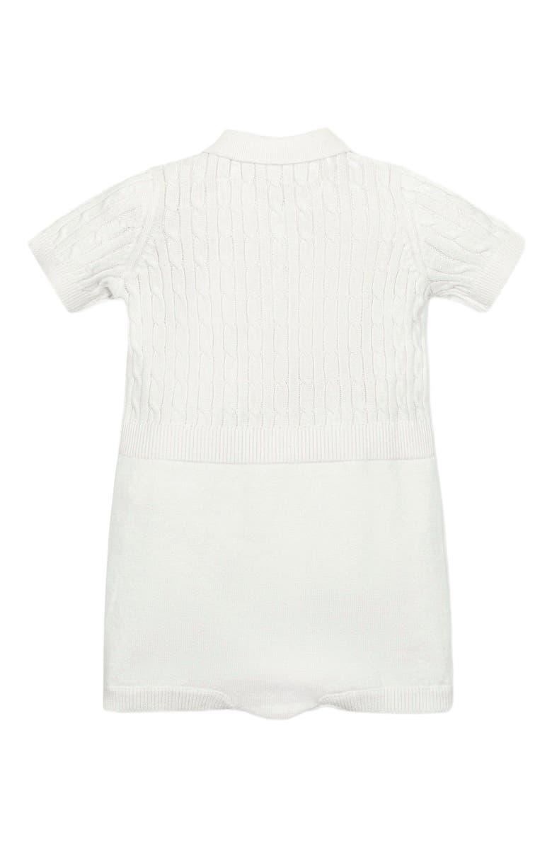 Hope & Henry Baby 4 Piece Shortie Cable Knit Romper Gift Set with Box, Infant, Alternate, color, 