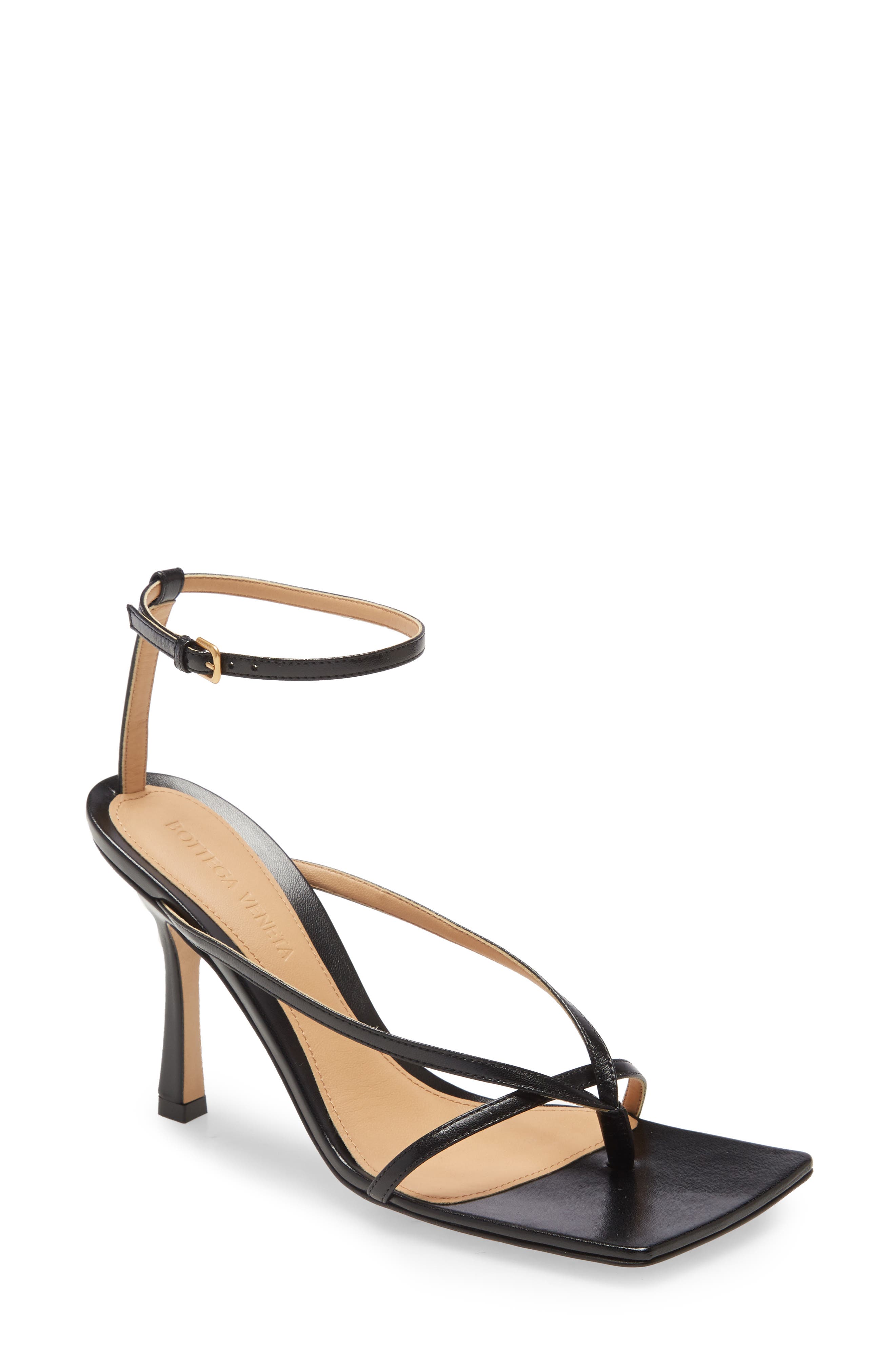 Bottega Veneta Stretch Square Toe Sandal, Main, color, 