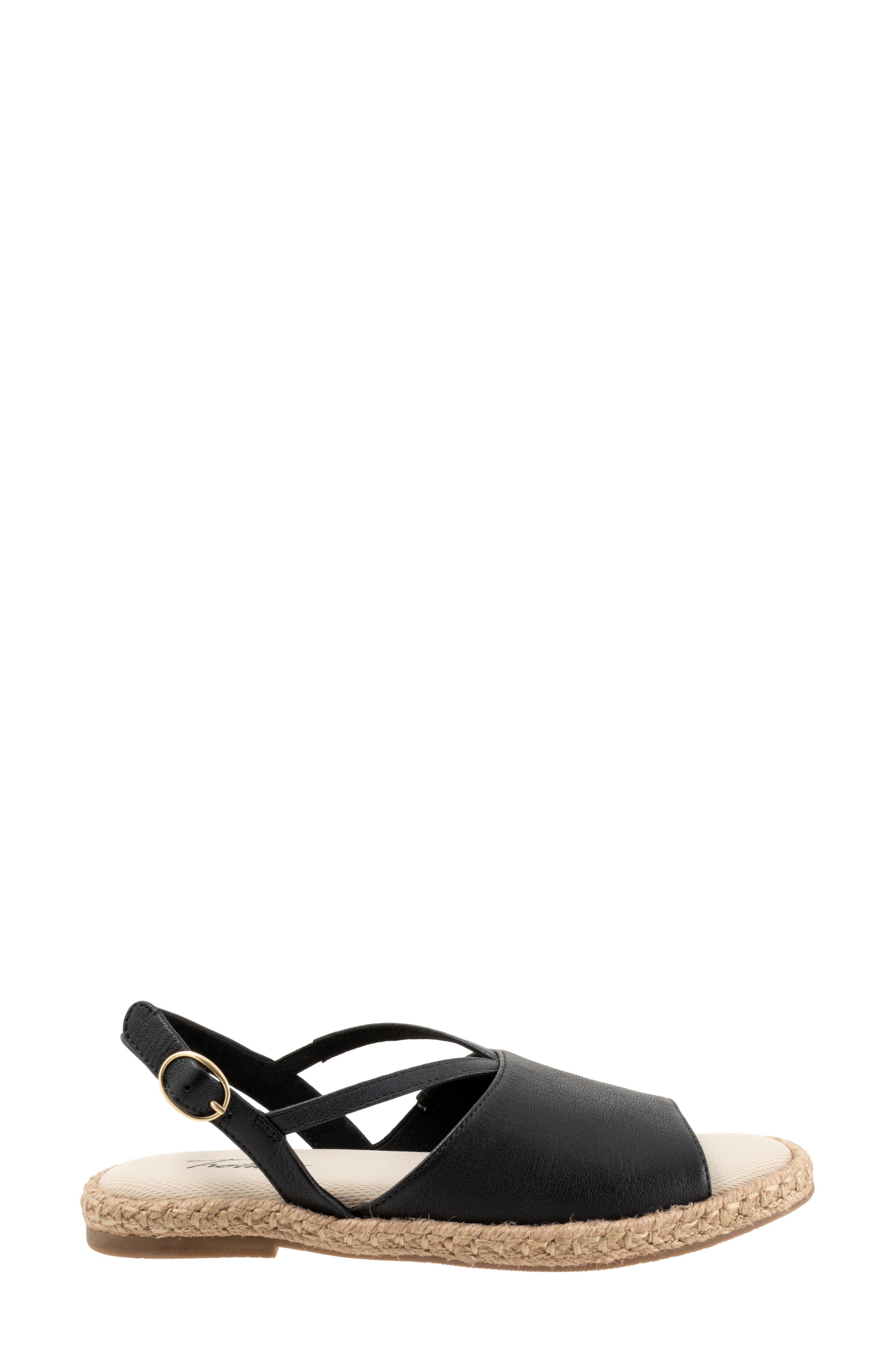 Trotters Pepper Slingback Espadrille Sandal, Alternate, color, Black