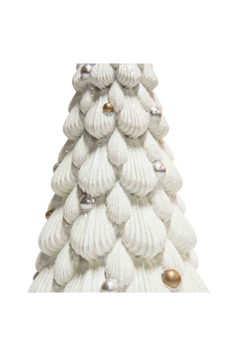 Farmhouse Icing Small Tree Ornament, Alternate, color, WHITE