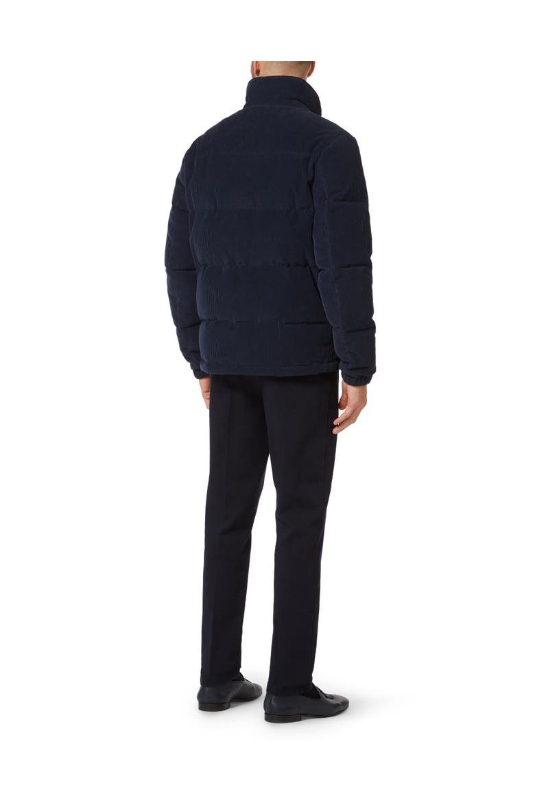 Velvet Down Jacket Men, Alternate, color, navy