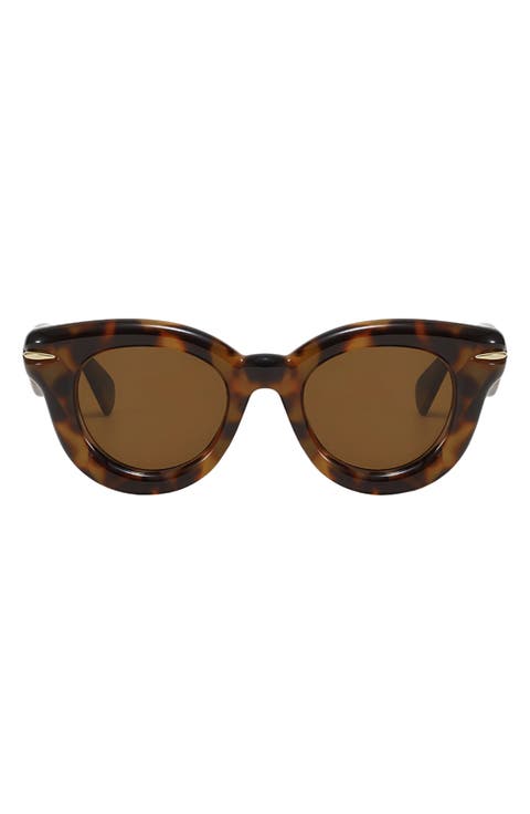 Marlow 46mm Polarized Round Sunglasses