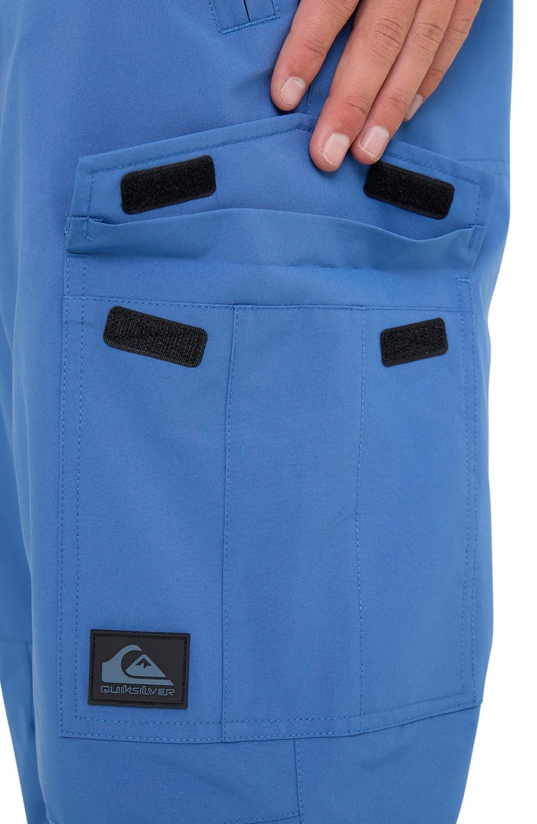 Quiksilver Porter Waterproof Snow Pants, Alternate, color, True Navy