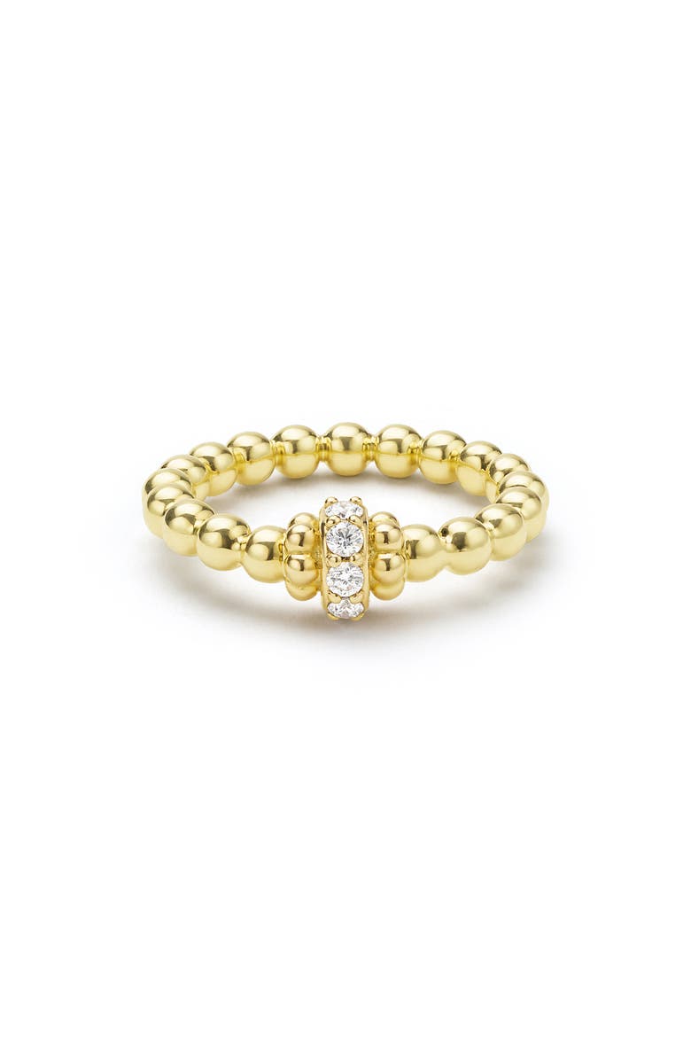 Caviar Diamond Stacking Ring video