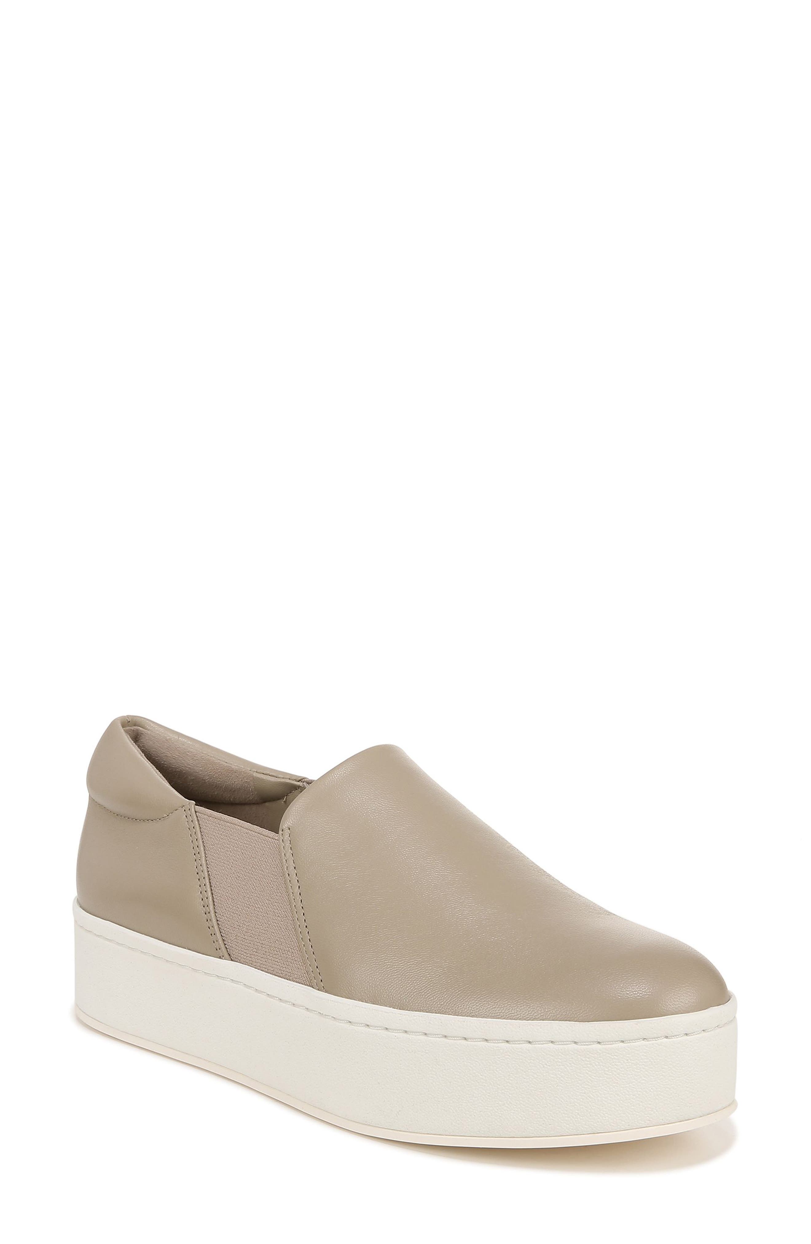 Warren Platform Slip-On Sneaker, Main, color, LTSTRAW