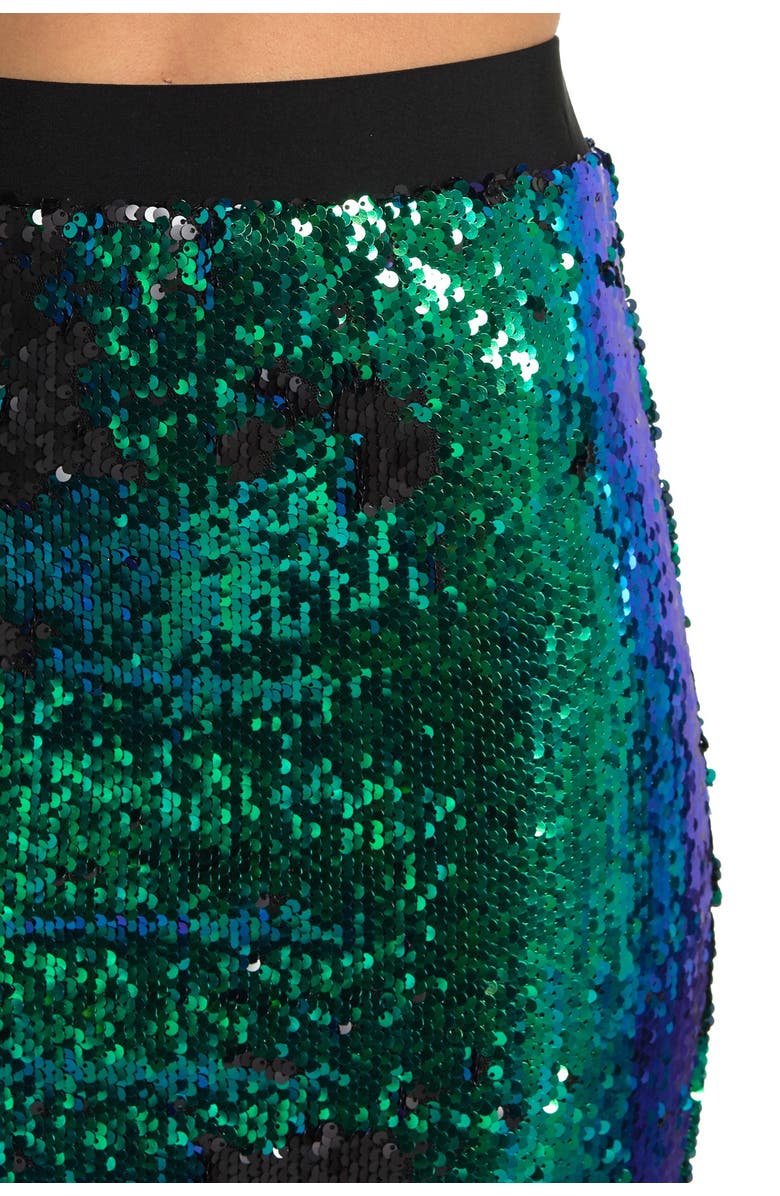 Le Superbe Liza Sequin Midi Skirt, Alternate, color, 