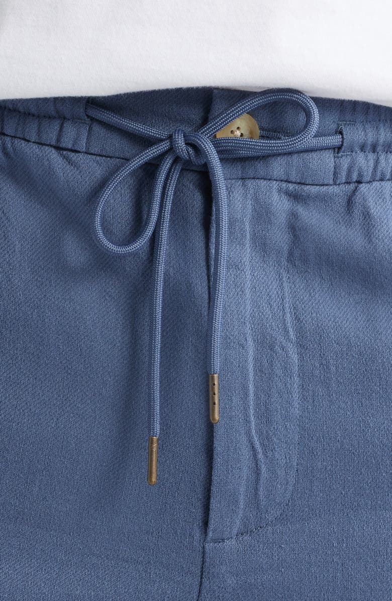 Rails Archer Cotton & Linen Drawstring Shorts, Alternate, color, Washed Blue