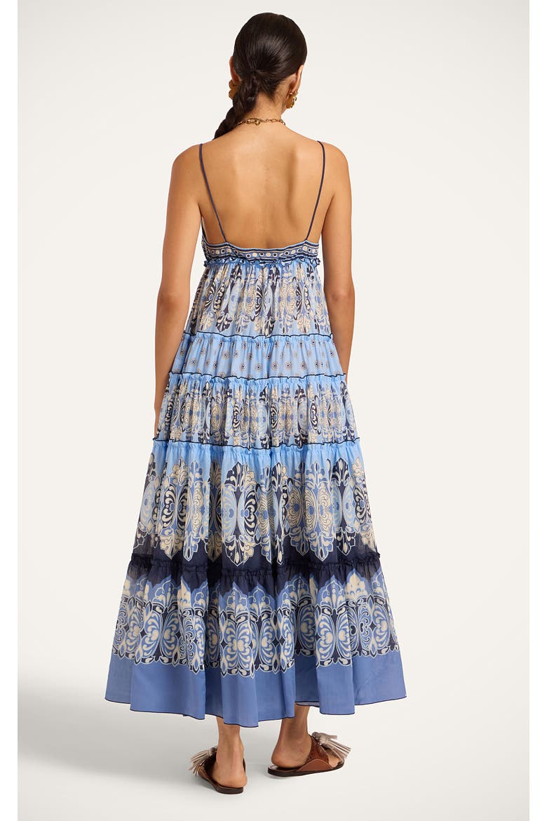Nymph Dress, Alternate, color, Cocoon Placée Blue