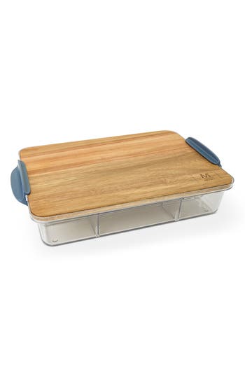 Core Home 9 Section Snack Box In Brown