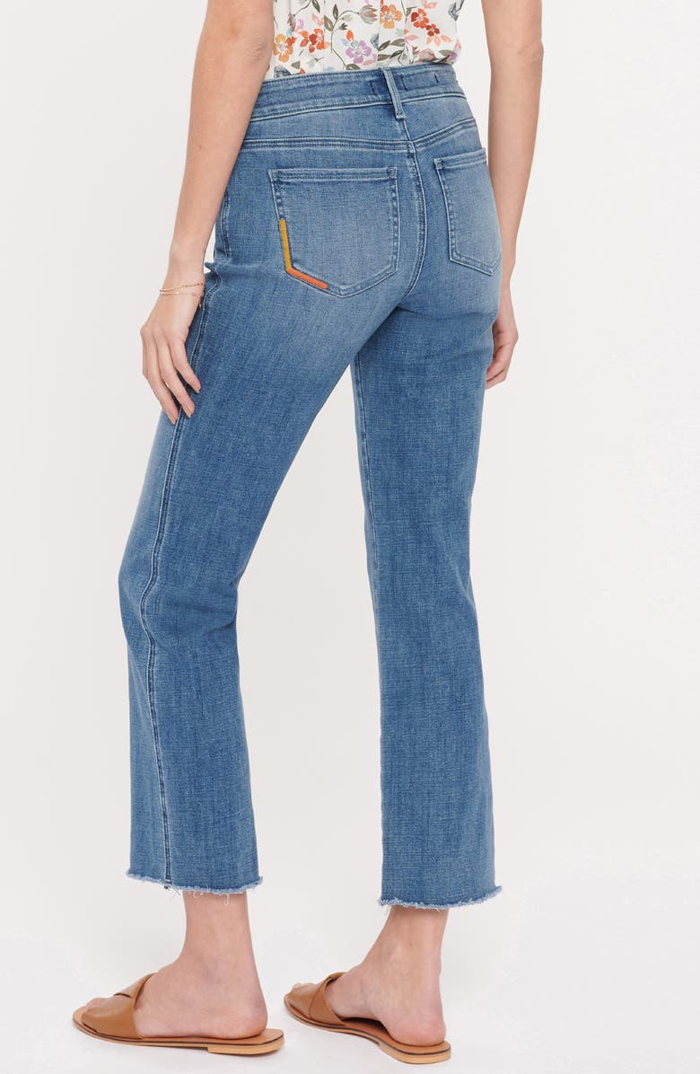 NYDJ Marilyn Embroidered Slim Fit Ankle Jeans, Alternate, color, 
