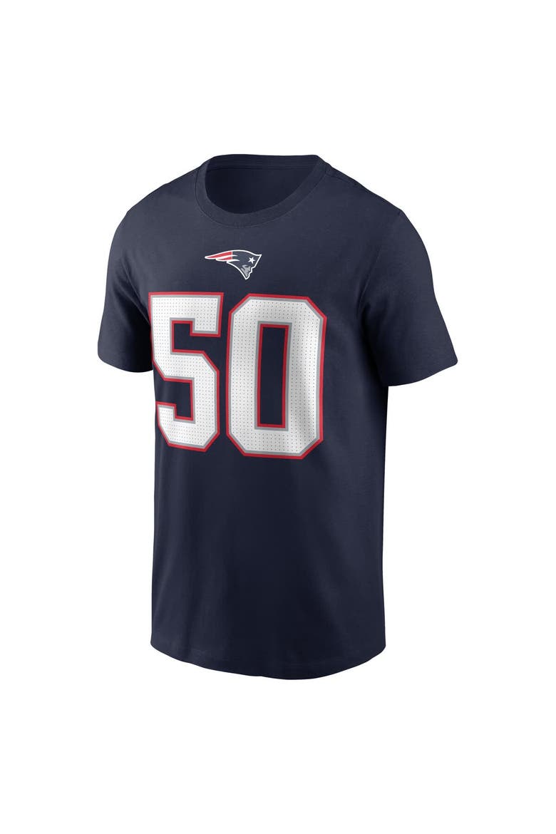 Men's Nike Mike Vrabel Navy New England Patriots Retired Player Name & Number T-Shirt, Alternate, color, Navy