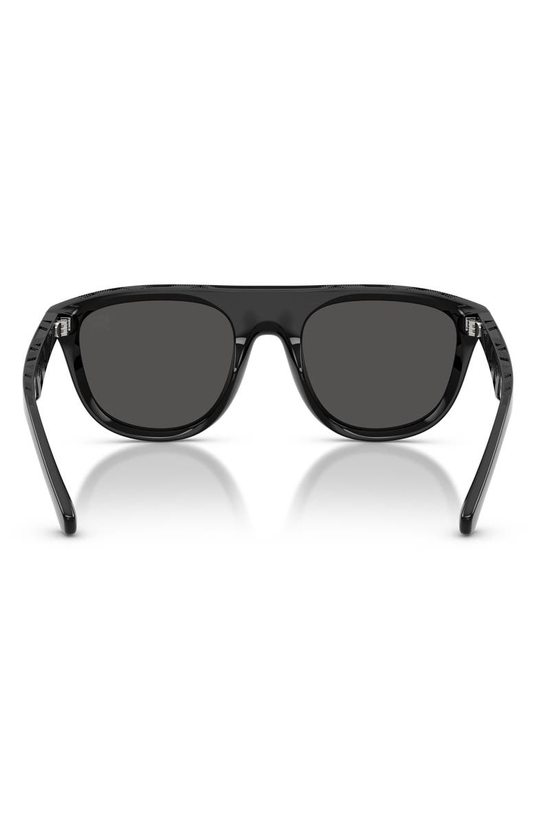 Burberry 55mm Square Sunglasses, Alternate, color, Black / Dark Grey