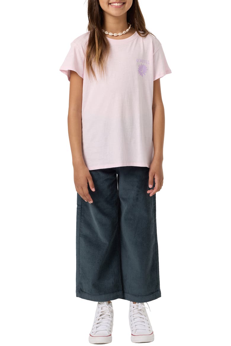 Kids' Heritage Daisy Oversize Graphic T-Shirt, Alternate, color, PINK