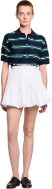 SANDRO Short bubble skirt