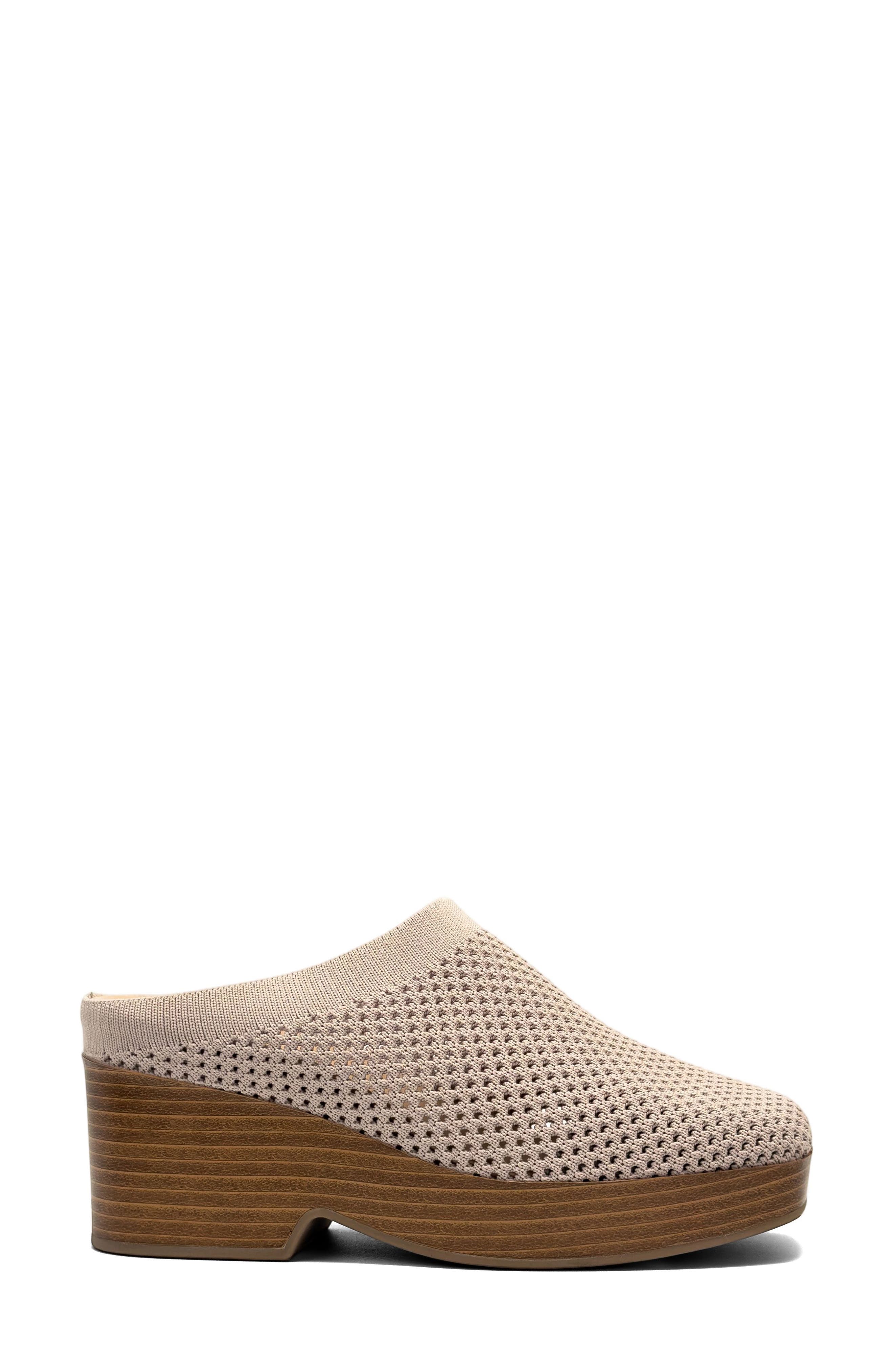 Colombo Mesh Platform Clog, Alternate, color, DUNE OPEN KNIT