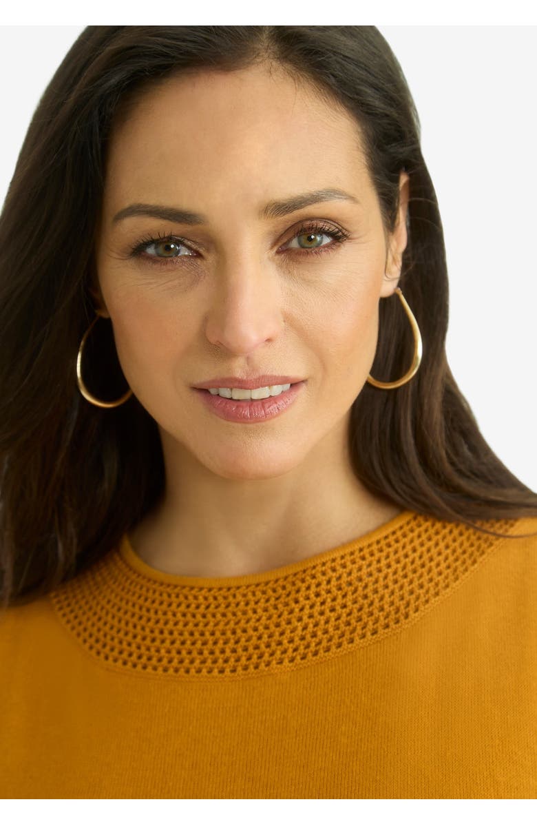 Jessica London Crochet Trim Shell, Alternate, color,